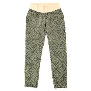 Gap Maternity 1969 Green Geometric Pattern Skinny Legging Jean Jegging 6